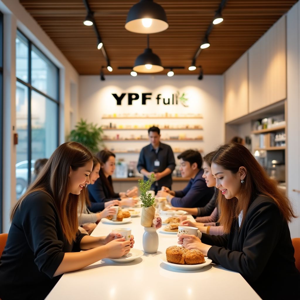 Interior de una tienda YPF Full